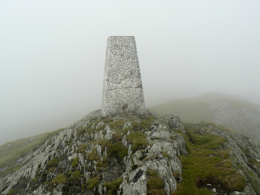 Caw's summit trig Caw's summit trig